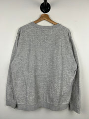 Vintage Michigan Wolverines Embroidered Fleece Grey Crewneck