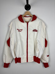 Vintage 80s Bingemans Kitchener Lifeguard White & Red Jacket