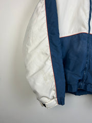 Vintage 90's Nike Swoosh Navy & White Hooded Jacket