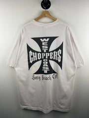 Vintage West Coast Choppers Long Beach White Tee