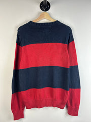 Vintage Y2K Nautica Red & Blue Knit Sweater