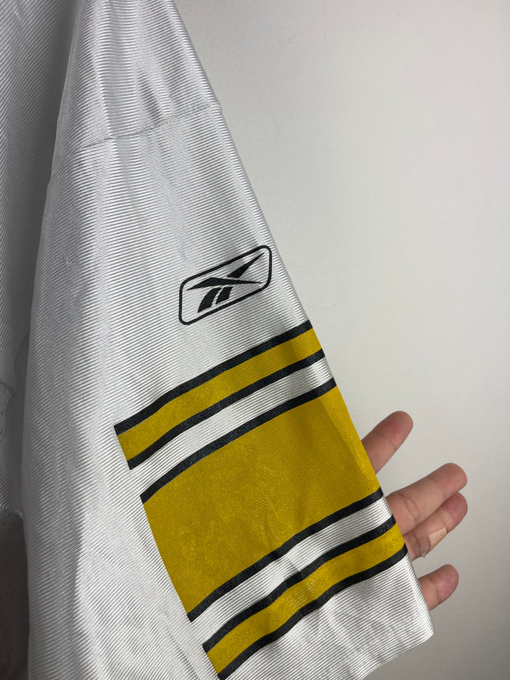 Vintage NFL Reebok Pittsburgh Steelers Roethlisberger White Football Jersey