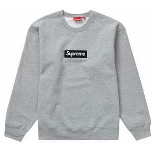Supreme FW22 Box Logo Heather Grey Crewneck