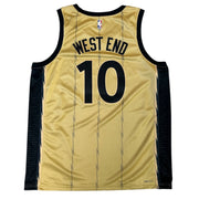 OVO NBA Toronto Raptors City Edition West End Gold Basketball Jersey