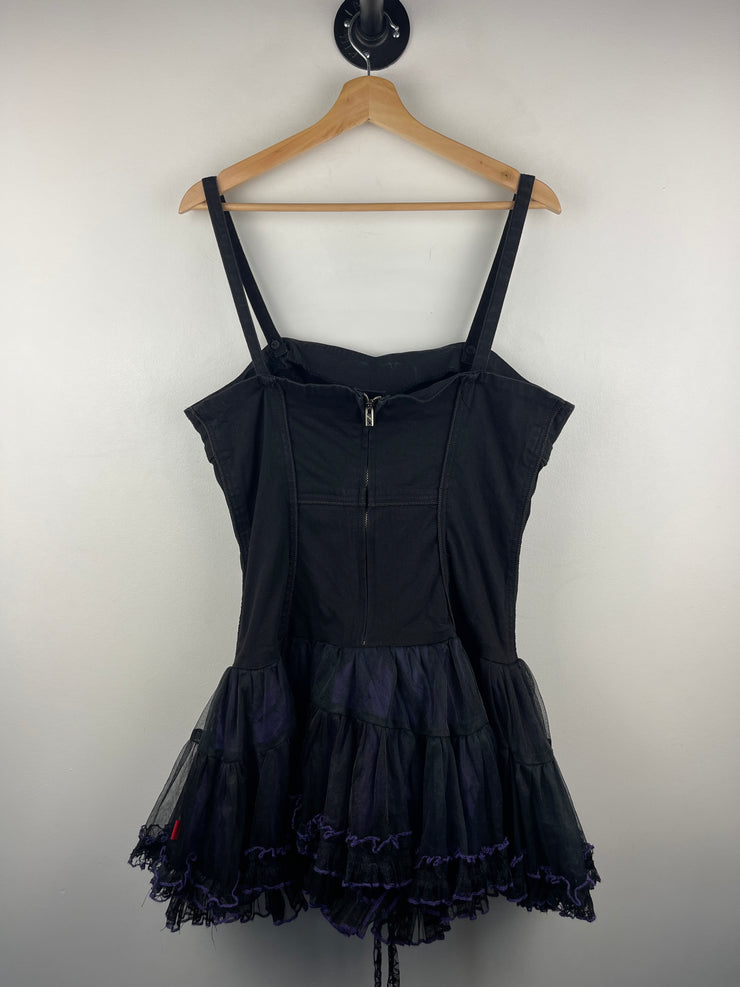 Vintage Tripp NYC Women's Black & Purple Corset Tulle Dress – Vintage Meets  Hype