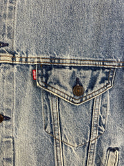 Vintage 90s Levis Faded Blue Denim Jacket