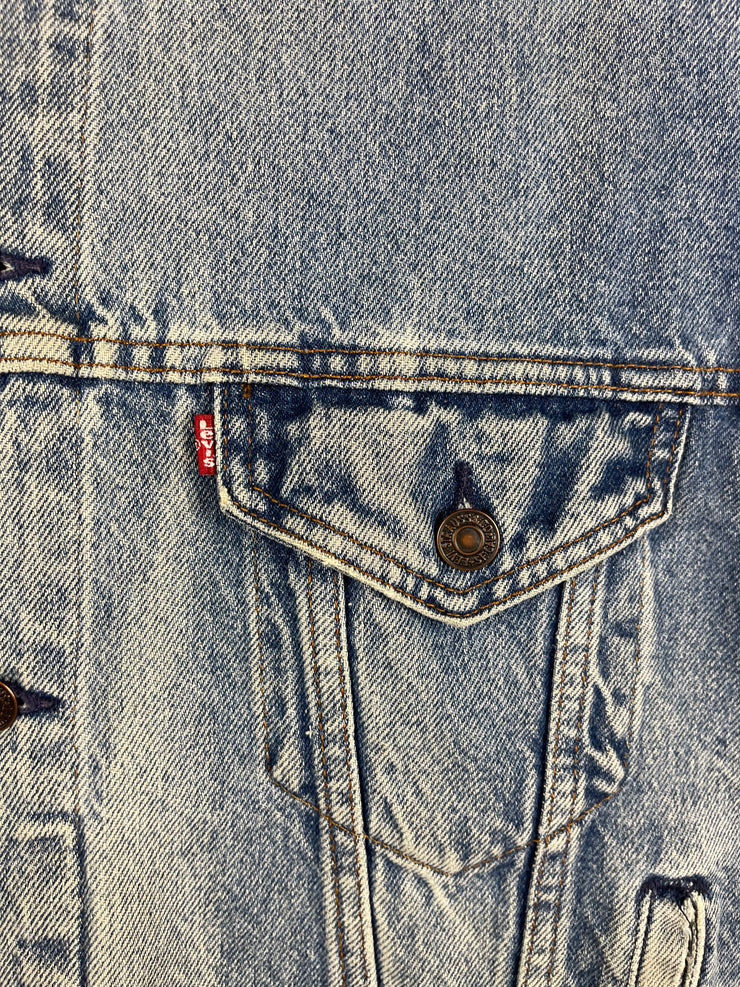 Vintage 90s Levis Faded Blue Denim Jacket