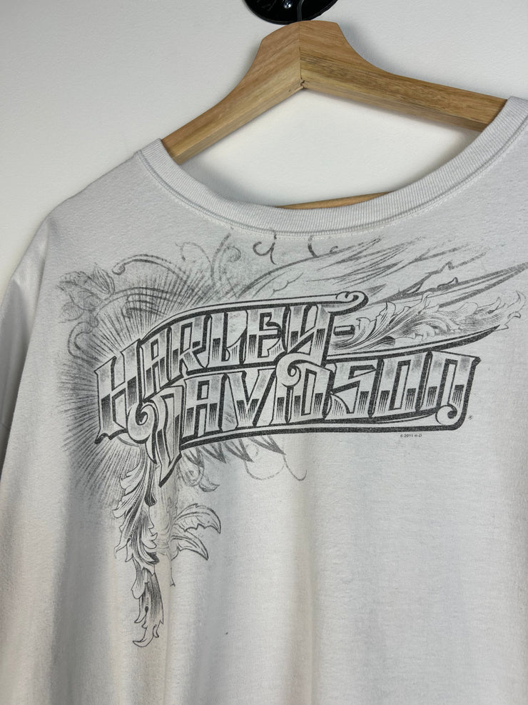 Vintage Harley Davidson Las Vegas White Tee