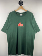 Vintage 90s Sleeman Canada's Premium Beer Green Tee