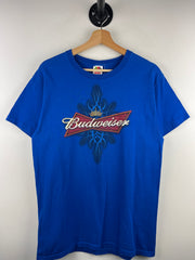 Vintage Budweiser Beer Tribal Blue Tee