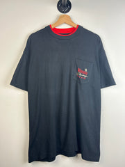 Vintage 90's Winston Racing Team Pocket Black Tee