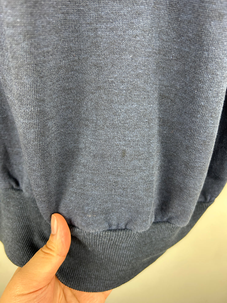 Vintage 70s Velva Sheen University Of Michigan True Vintage Navy Crewneck