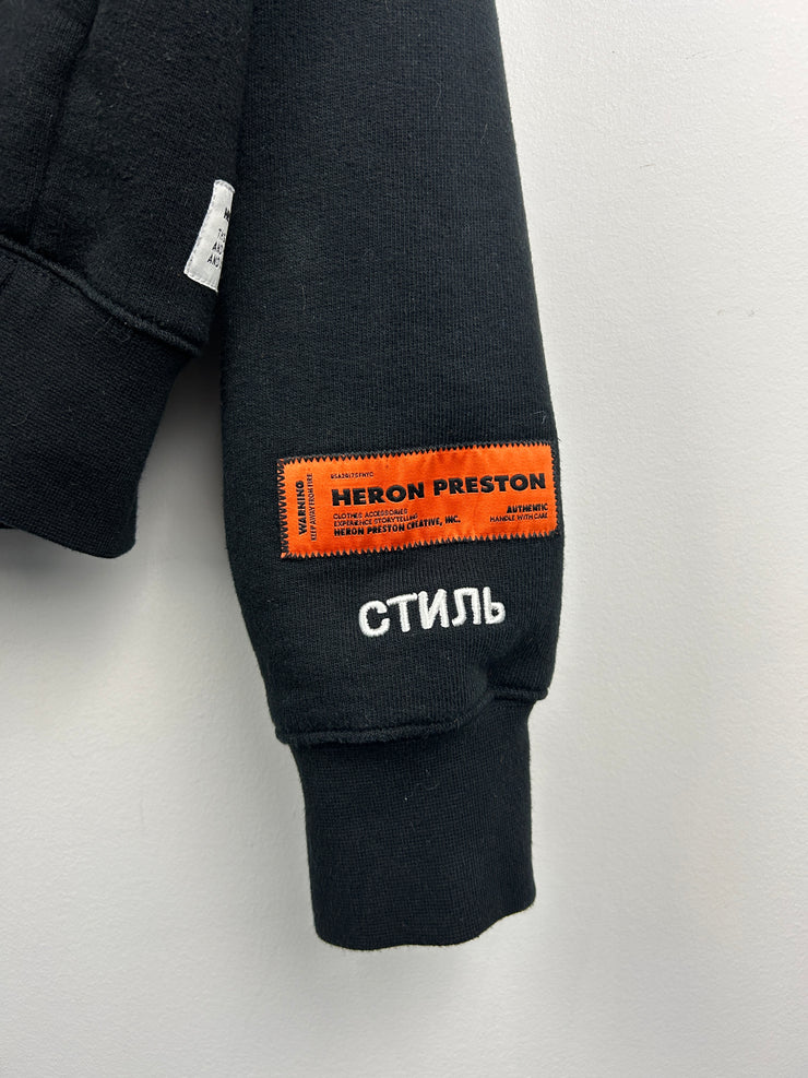 Heron Preston Litho Black Hoodie