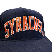 Vintage 90s Starter Syracuse Orangemen Arch Spellout Wool Snapback Hat