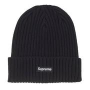 Supreme SS25 Box Logo Overdyed Black Beanie