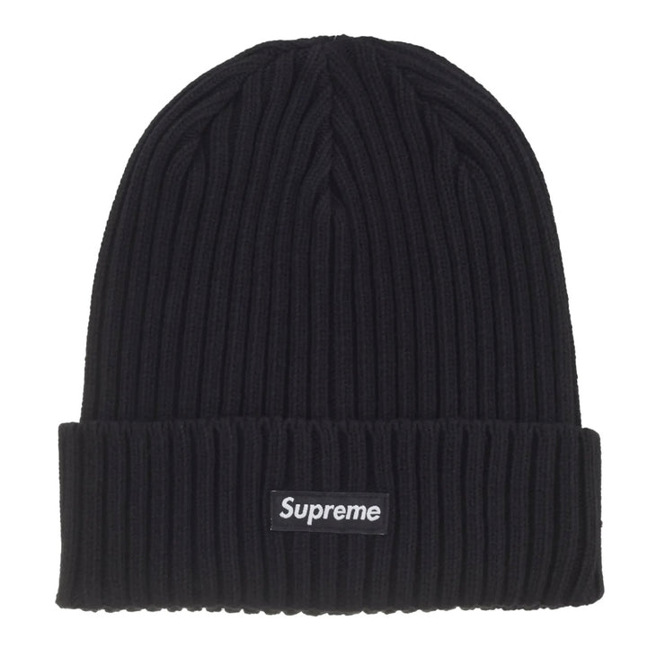 Supreme SS25 Box Logo Overdyed Black Beanie