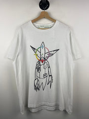 Off White X Futura SS20 Alien Oversized White Tee