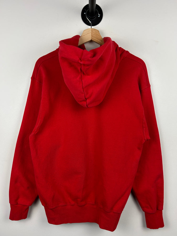 Vintage 90s Ohio State Arc Logo Red Hoodie