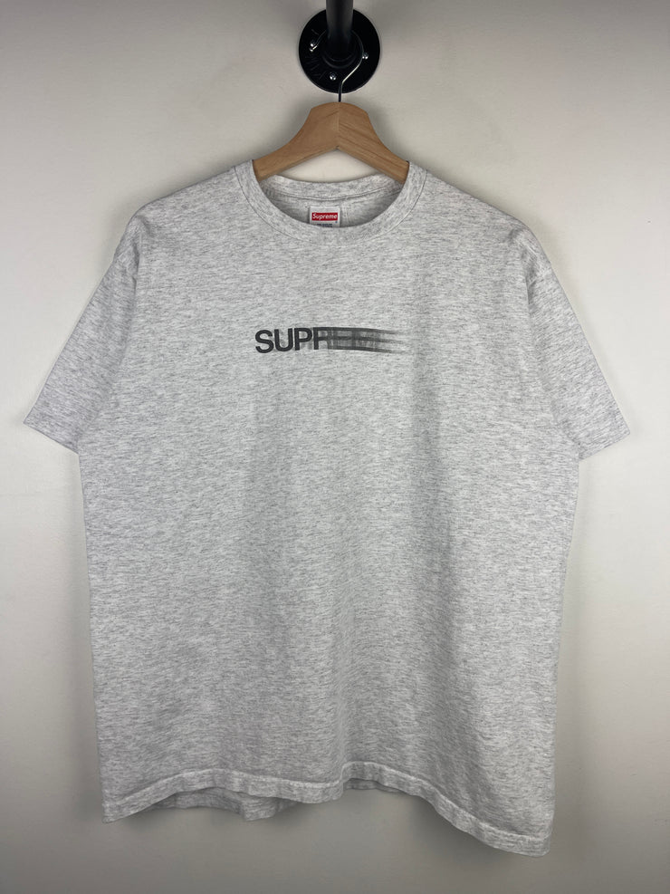 Supreme SS20 Motion Logo Ash Grey Tee