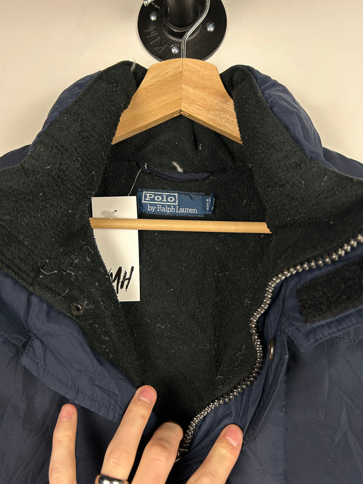 Vintage 90s Polo Ralph Lauren Navy Puffer Jacket