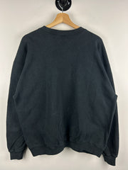 Vintage 90s Nike Big Swoosh Black Crewneck