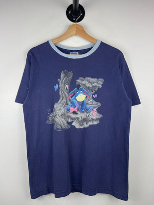 Vintage 90s Disney Winnie The Pooh Eeyore Navy Tee