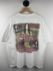 Vintage 90s Cher Do You Believe Tour White Tee
