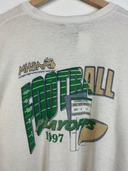 Vintage 1997 Michigan High School Football White Crewneck