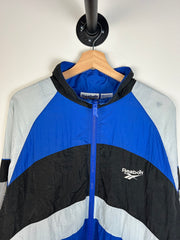 Vintage 90's Reebok Blue & Grey Windbreaker