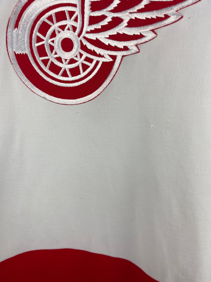 Vintage 90s NHL CCM Detroit Red Wings White Hockey Jersey