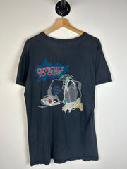 Vintage 1981 Rainbow Difficult To Cure Black Tee