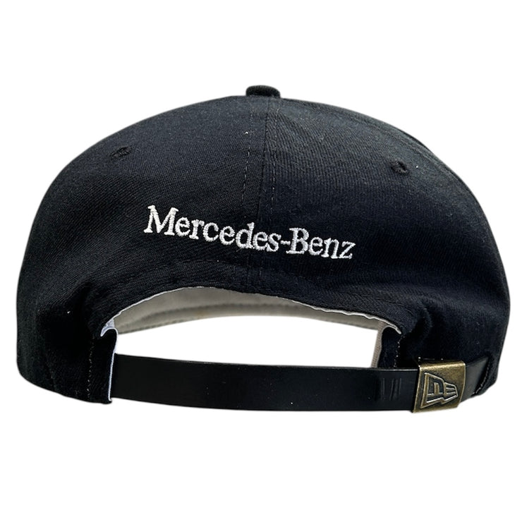 Vintage 90s New Era Mercedes Benz Black Strapback Hat