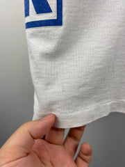 Vintage 90s MLB Bulletin Toronto Blue Jays All Over Print White Tee