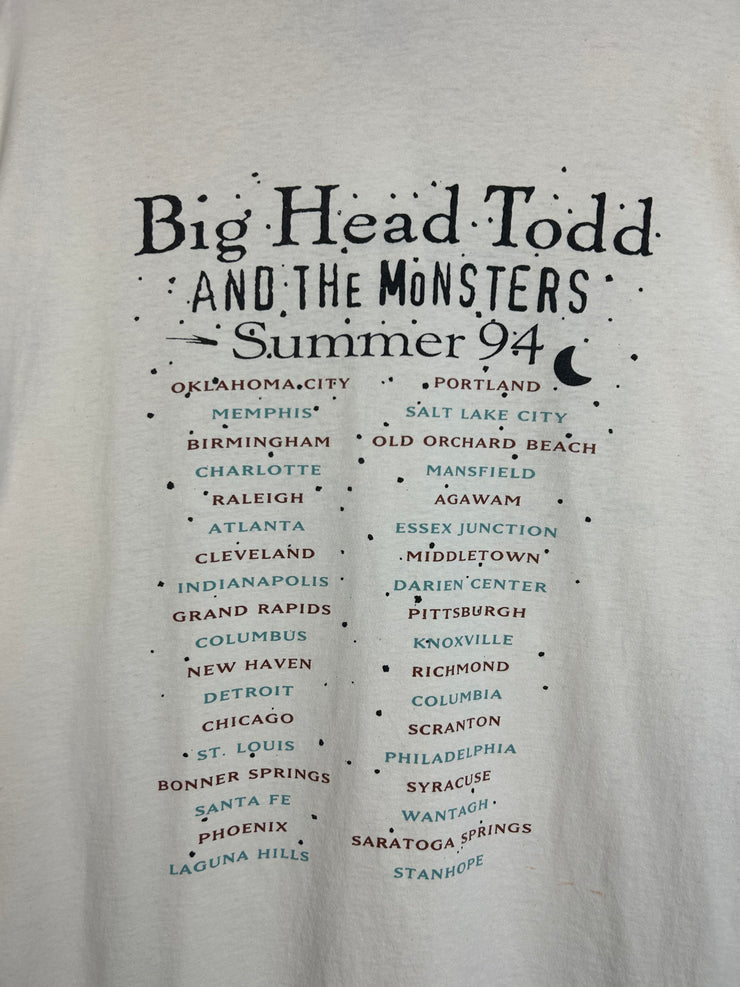 Vintage 1994 Big Head Todd Tour White Tee