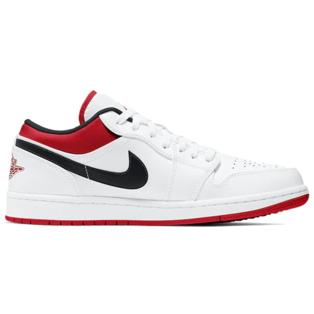 Jordan 1 Low White University Red Black