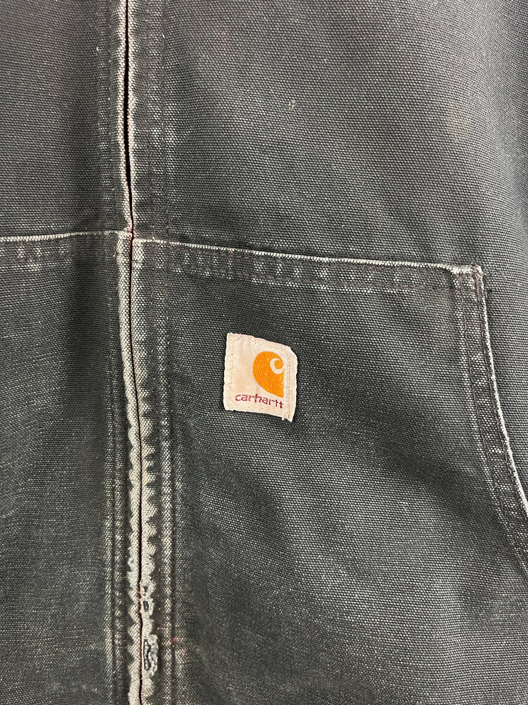 Vintage Carhartt Active Black Hooded Jacket J131 BLK