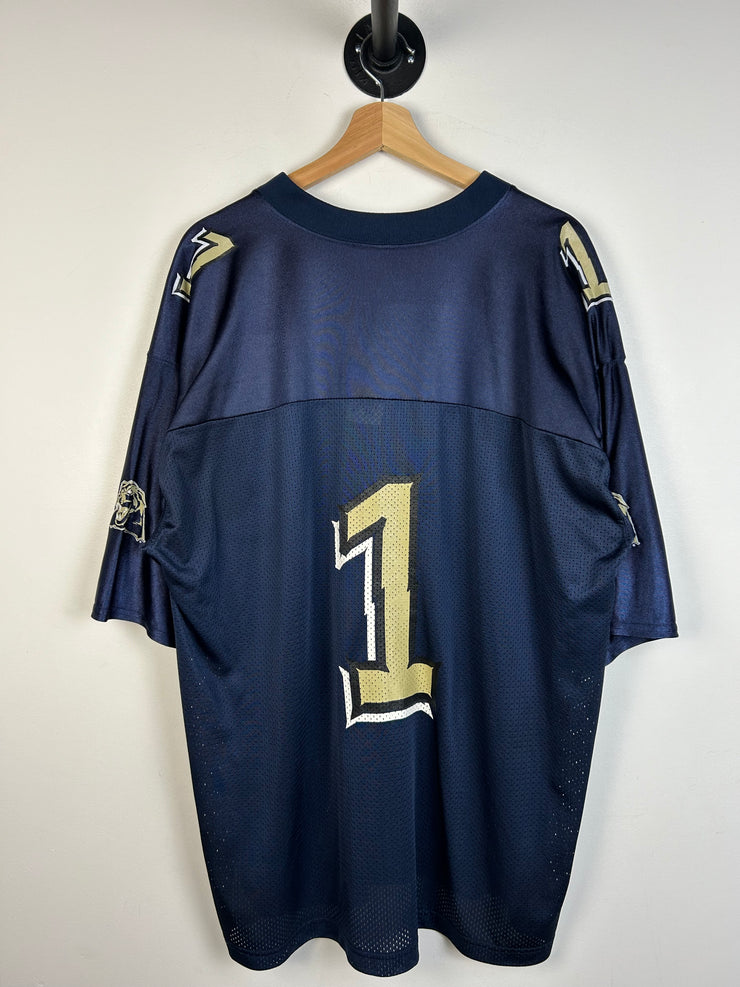 Vintage Y2K Adidas Pittsburgh Navy Football Jersey