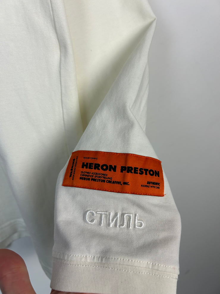 Heron Preston Concrete Jungle White Long Sleeve