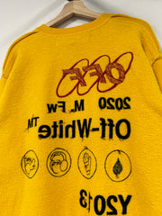 Off White Y013 Yellow Crewneck