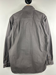 Vintage Carhartt Grey Button Up Long Sleeve Shirt