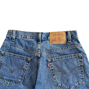 Vintage Levis 550 Light Wash Blue Denim Shorts