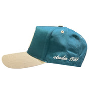 Studio 1999 LA Green & Cream Snapback Hat