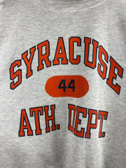 Vintage 90s Syracuse University Ath. Dept. Grey Crewneck