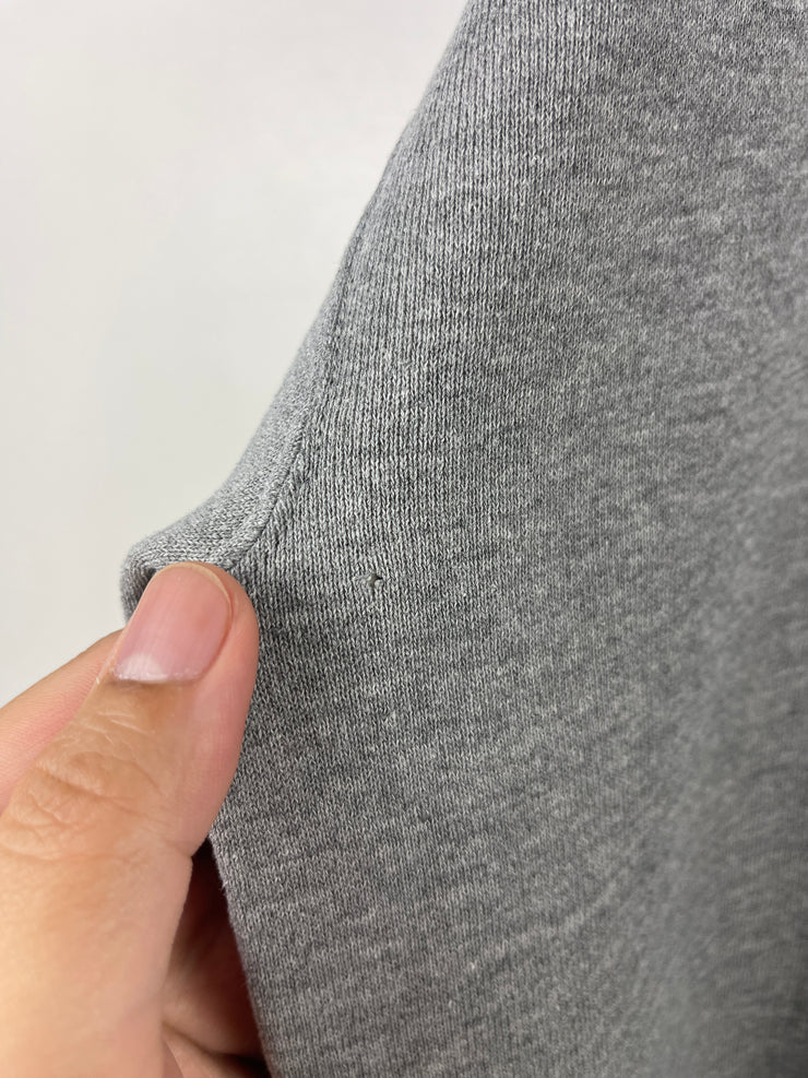 Vintage 90s Russell Athletic Blank Grey Crewneck