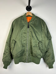 Alpha Industries MA-1 Sage Green Flight Bomber Jacket