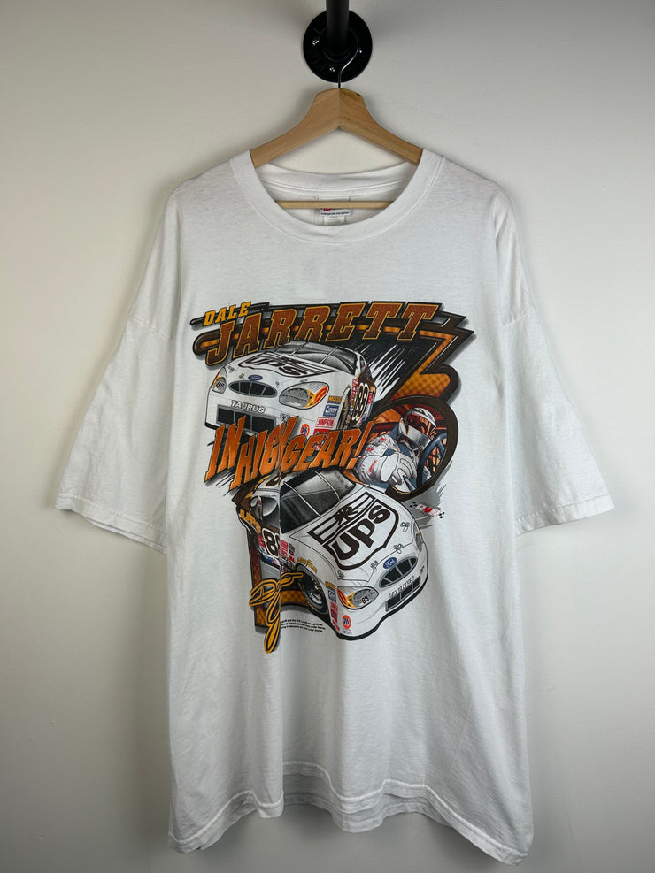 Vintage Nascar Dale Jarret UPS White Tee