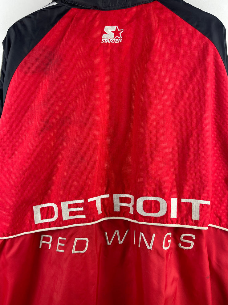 Vintage 90s NHL Starter Detroit Red Wings Red Windbreaker