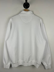 OVO Owl White Quarter Zip Sweater