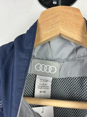 Vintage Audi Navy & Grey Windbreaker