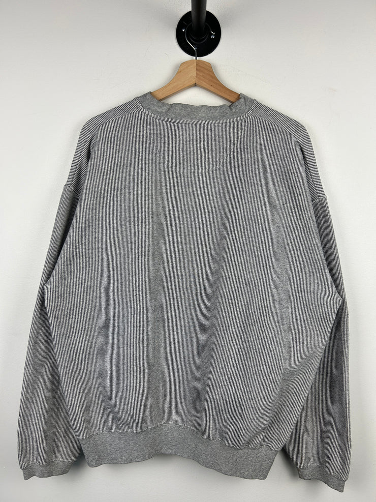 Vintage 90s Ohio State Buckeyes Embroidered Grey Crewneck